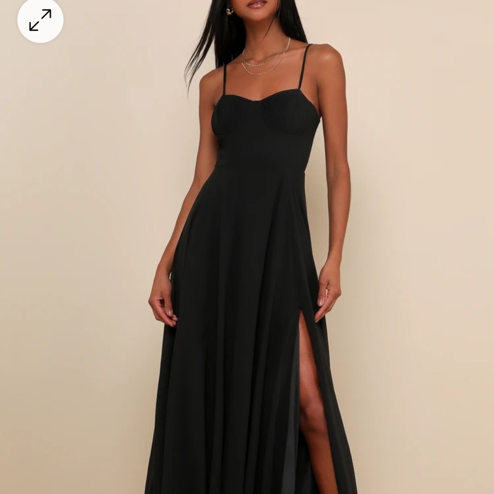 Lulu’s Cause for Commotion Black Dress